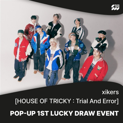 [POP-UP 1ST LUCKY DRAW] xikers – 3rd Mini Album [HOUSE OF TRICKY : Trial And Error] (Random Ver.) + Random Photocard (SW)